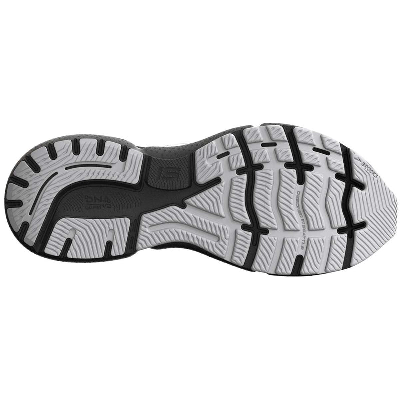 Tenis Brooks Running GHOST 15 Blanco Negro Hombre