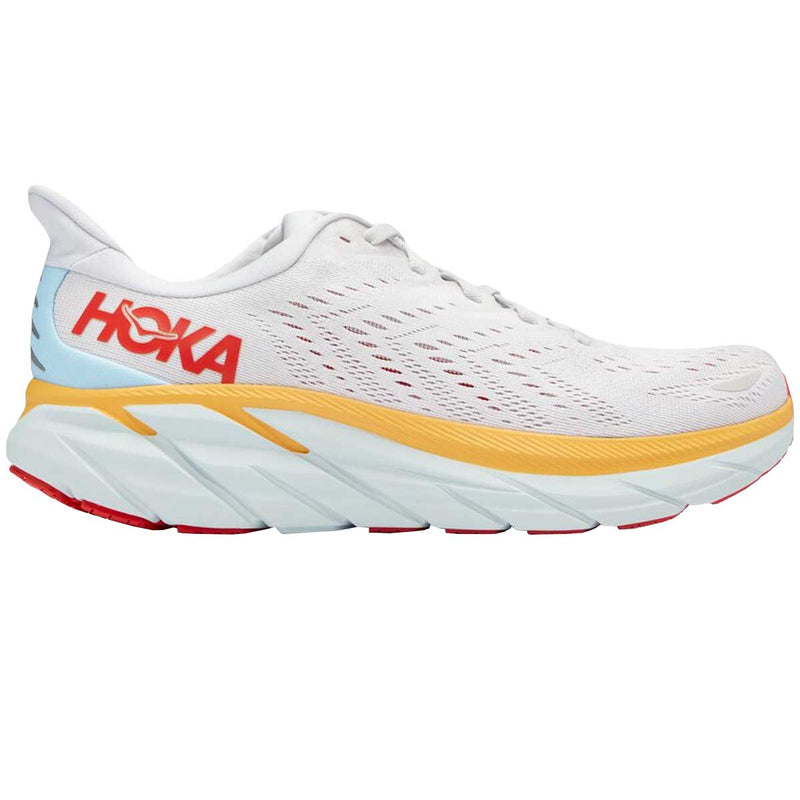 Tenis Hoka CLIFTON 8 Running Caballero Blanco