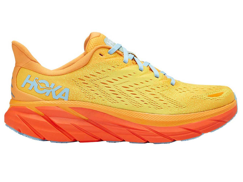Tenis Hoka CLIFTON 8 Running Amarillo Hombre