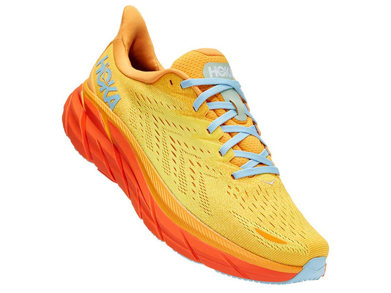 Tenis Hoka CLIFTON 8 Running Amarillo Hombre