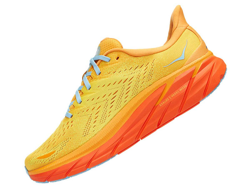 Tenis Hoka CLIFTON 8 Running Amarillo Hombre