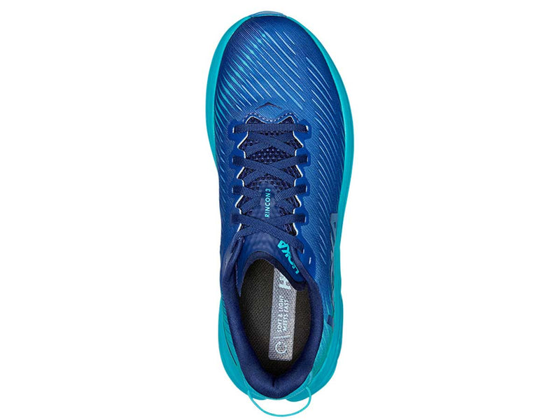 Tenis Hoka Rincon 3 Running Azul Hombre