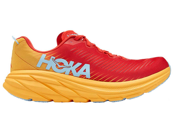 Tenis Hoka Running RINCON 3 Rojo Hombre