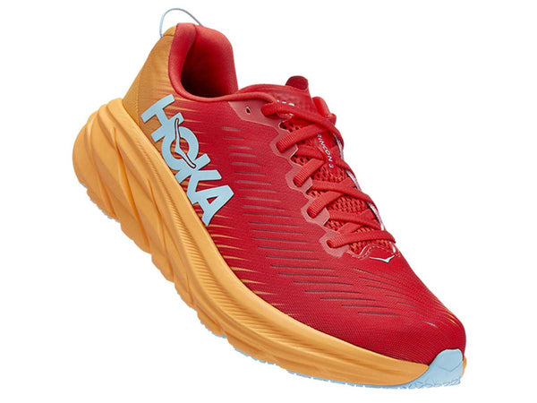 Tenis Hoka Running RINCON 3 Rojo Hombre