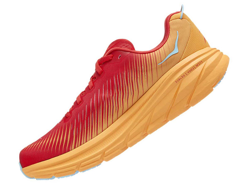 Tenis Hoka Running RINCON 3 Rojo Hombre