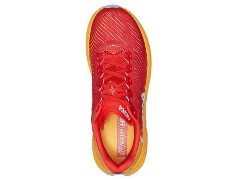 Tenis Hoka Running RINCON 3 Rojo Hombre
