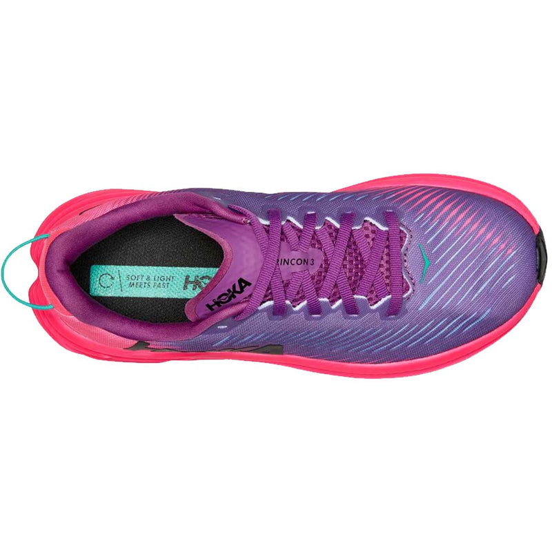 Tenis Hoka RINCON 3 Running Rosa Morado Mujer