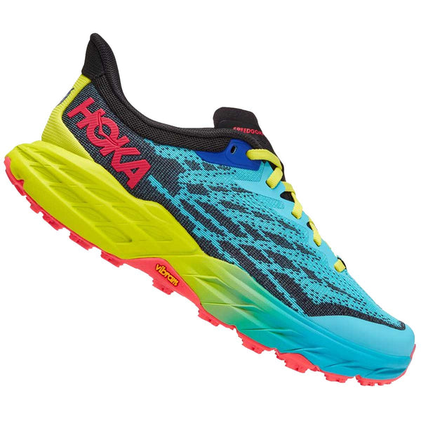 Tenis Hoka Trail Running SPEEDGOAT 5 Aqua Hombre