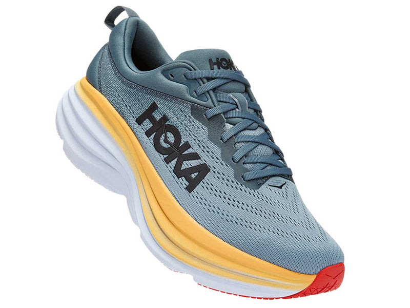 Tenis Hoka Running BONDI 8 Gris Hombre