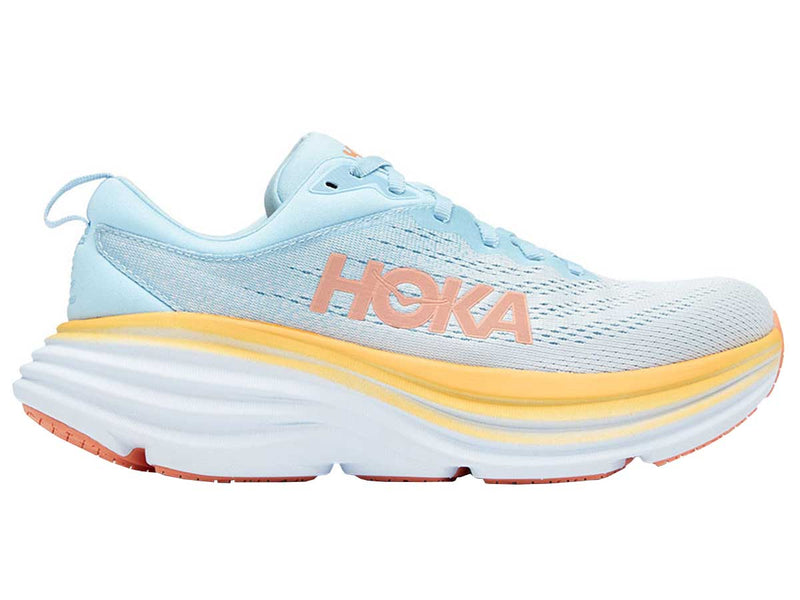 Tenis Hoka Running BONDI 8 Azul Cielo Mujer