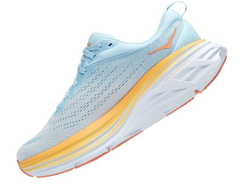 Tenis Hoka Running BONDI 8 Azul Cielo Mujer