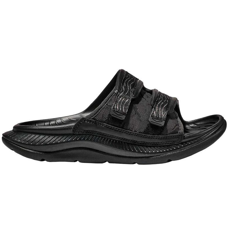 Sandalia De Recuperación Hoka ORA LUXE Negro Mujer