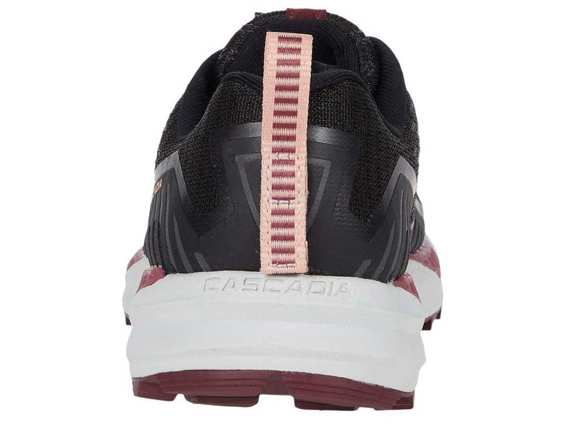 Tenis Trail Running Brooks Cascadia 15 Negro Coral Mujer