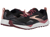 Tenis Trail Running Brooks Cascadia 15 Negro Coral Mujer