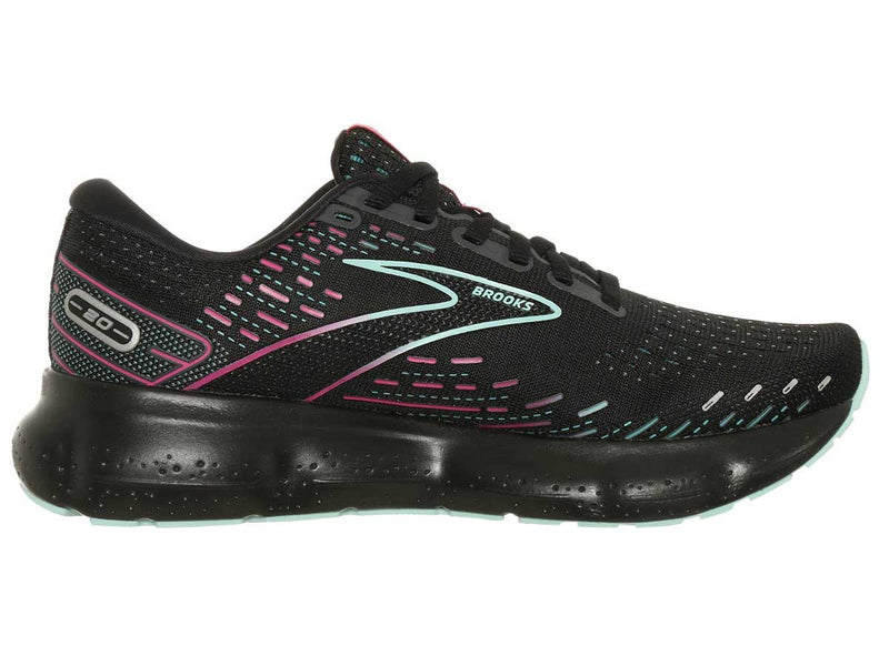 Tenis Running Brooks GLYCERIN 20 Negro Mujer