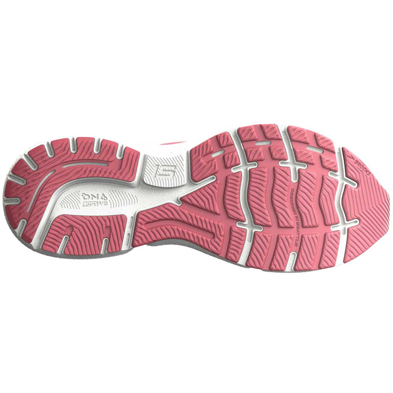 Tenis Brooks Running GHOST 15 Rosa Blanco Mujer