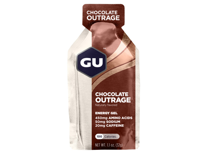 Gel Gu Energy sabor chocolate con cafeína