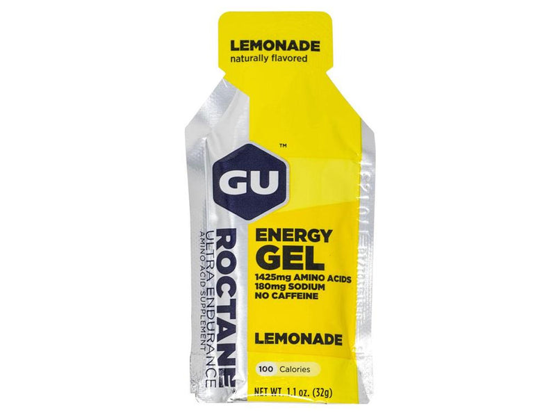 Gel Gu Energy Roctane sabor limonada sin cafeína