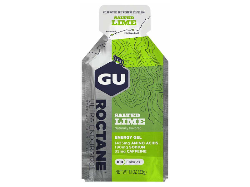 Gel GU Energy Roctane Salted Lime con cafeína