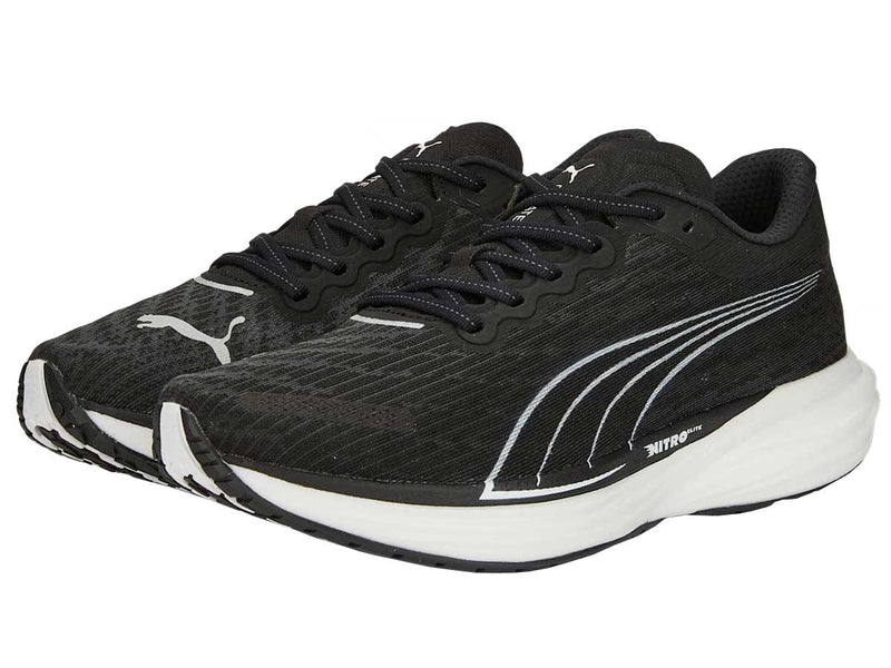Tenis Puma Running DEVIATE NITRO 2 Negro Blanco Hombre