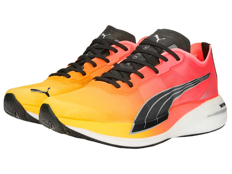 Tenis Puma Running DEVIATE NITRO ELITE Amarillo Naranja Hombre