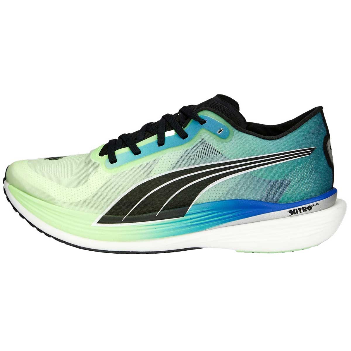 Tenis Puma DEVIATE NITRO ELITE Running Verde Hombre
