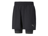 Short Puma Running RUN 2IN1 5" Negro Hombre