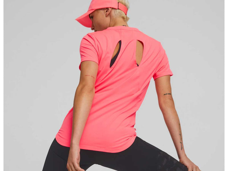Playera Deportiva Puma RUN CLOUDSPUN TEE Rosa Mujer