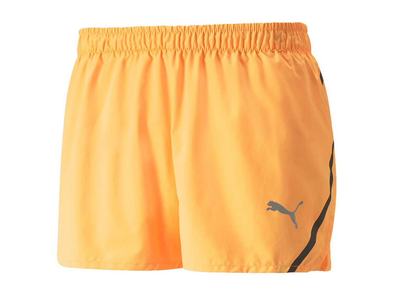 Short Deportivo Puma RUN SPLIT Amarillo Hombre