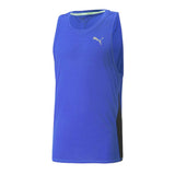 Playera Deportiva Puma RUN FAV SNGLET Azul Hombre