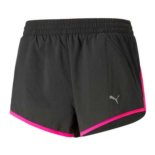 Short Deportivo Puma RUN FAV VELOCITY 3" Negro Mujer
