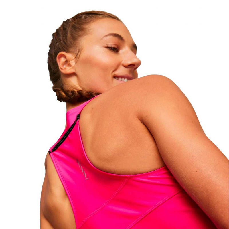 Crop Top Deportiva Puma RUN ULTRAFORM Rosa Mujer
