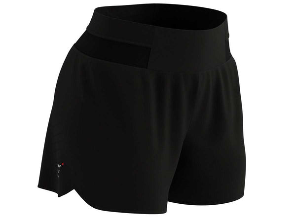 Short Deportivo Compressport Performance Overshort Negro Dama