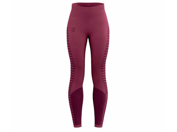 Leggings Compressport WINTER RUN Amaranth Mujer