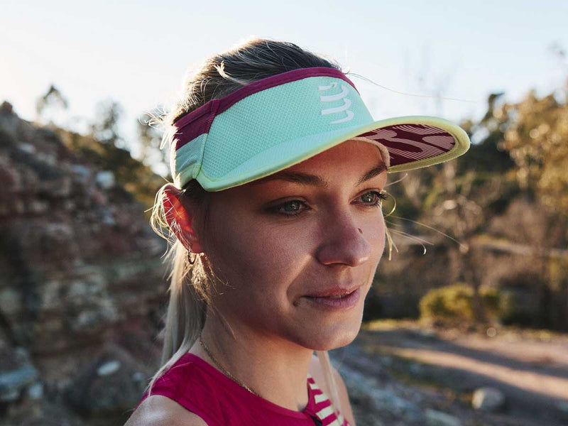 Compressport Visera Ultra ligera Verde