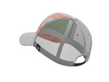 Compressport Gorra Trucker Gris / naranja