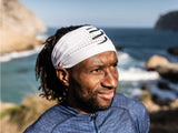 Banda Deportiva Compressport HEADBAND ON/OFF Blanco