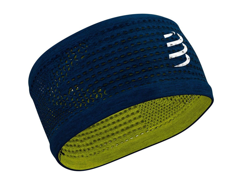 RUN24.MX - Compressport Headband ON/OFF Blue Lime