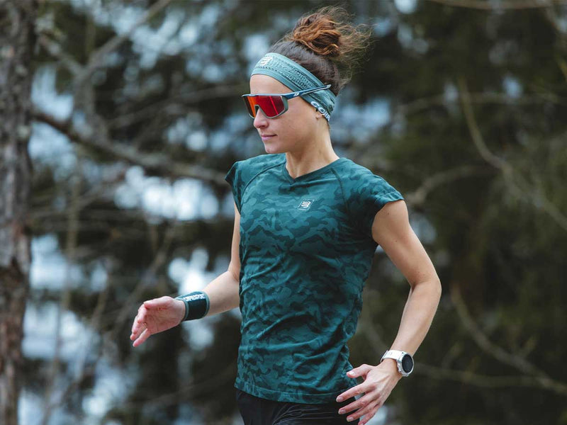 Banda Deportiva Thin Headband On/Off Verde