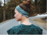 Banda Deportiva Thin Headband On/Off Verde