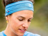 Banda Deportiva Compressport THIN HEADBAND ON/OFF Azul