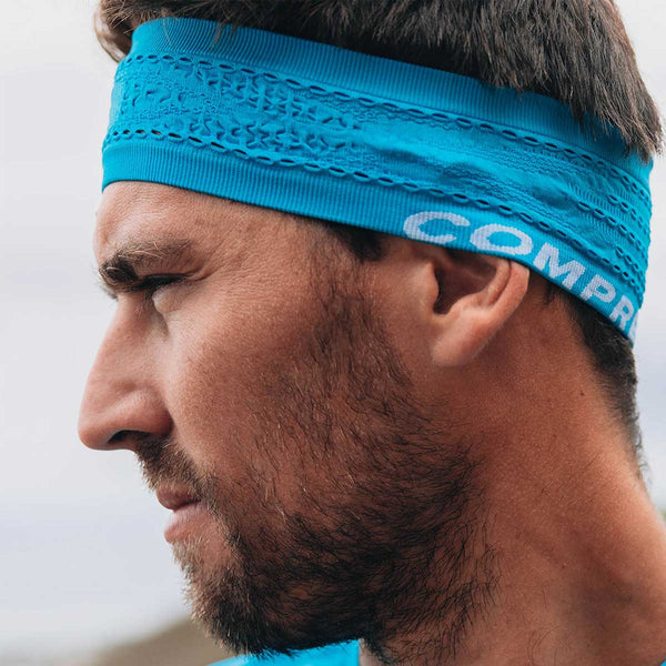 Banda Deportiva Compressport THIN HEADBAND ON/OFF Hawaiian Ocean