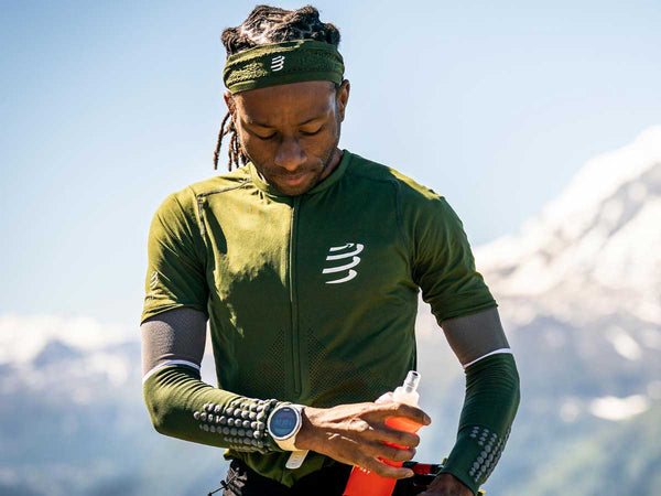 Banda Compressport THIN HEADBAND ON/OFF Verde