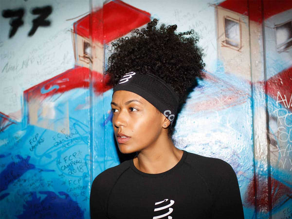 Banda Deportiva Headband On/Off Flash Negro