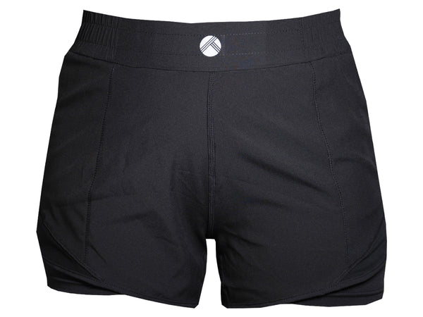 RUN24.MX - Short Deportivo Running Trail Junkie Black Dama