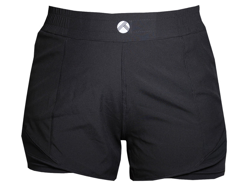 RUN24.MX - Short Deportivo Running Trail Junkie Black Dama