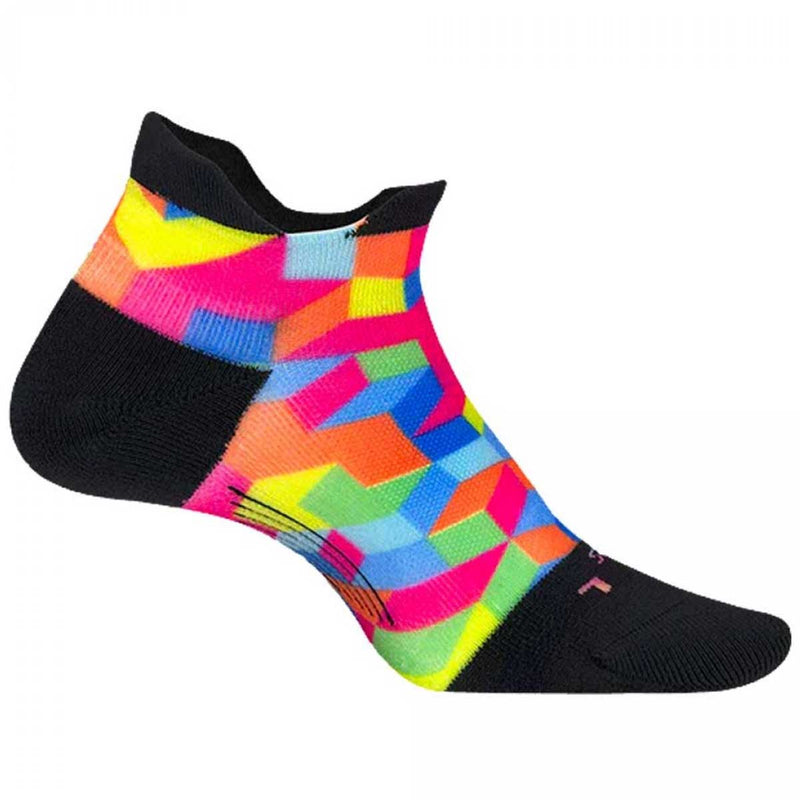 Calcetín Feetures Elite Light Cushion No Show E50568 Negro Multi