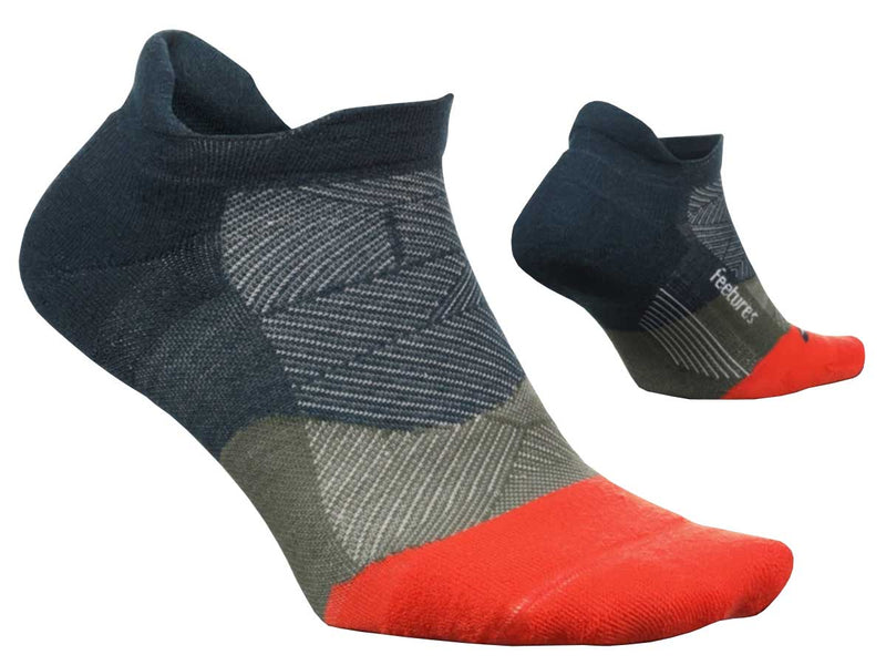 Calcetín Feetures Elite Ultra Light No Show Tab E55420 Azul