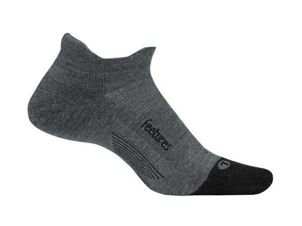 RUN24.MX - Feetures Merino 10 Cushion No Show Grey