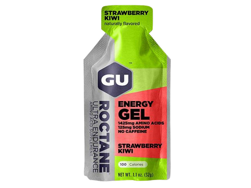 Gel GU Energy Roctane sabor fresa kiwi sin cafeína